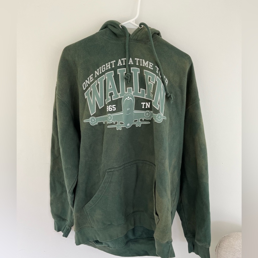 Morgan Wallen concert Green Hoodie